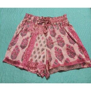 BUNULU Shorts Womens  Size 1X, Indian, Polyester, Paisley, Pocker, 32 Inch...